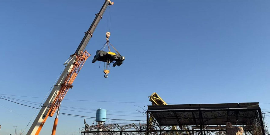установка мостового крана